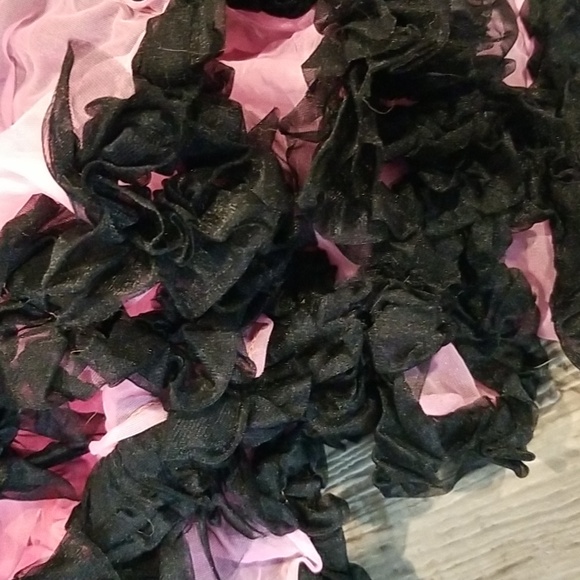 Sam's petticoat, pettiskirt, tutu, crinoline child sz med, pink and black - Picture 6 of 7